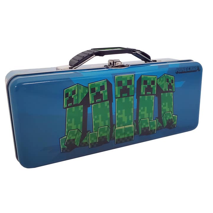 Minecraft Tote Carry-All Tin for wholesale by Tin Box Company