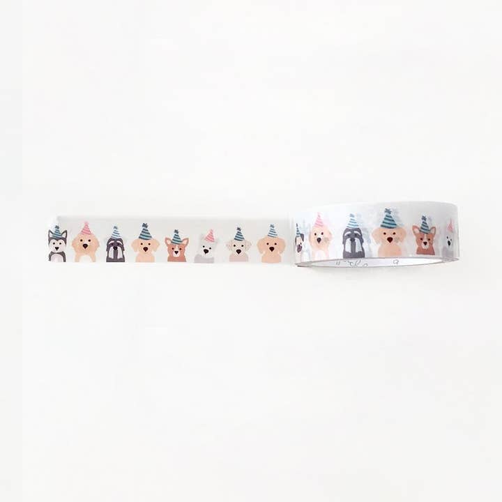 A Jar Of Pickles - Wholesale Washi Tape - Pup Party Dog Washi Tape