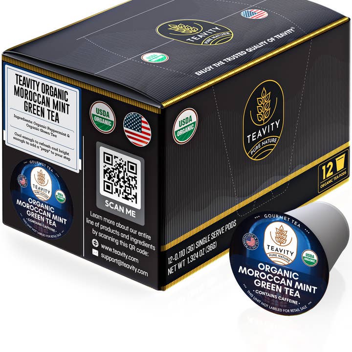 Organic Moroccan Mint and Green Tea for wholesale by Teavity