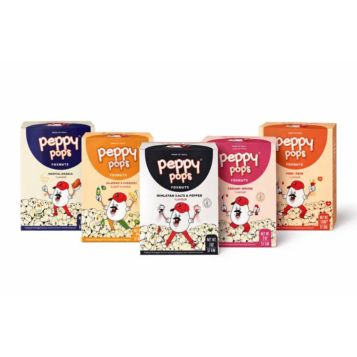 Roasted Foxnuts (Makhana) Ready 2 Eat Crunchy Snacks – 2 oz for wholesale by CHAI MATI