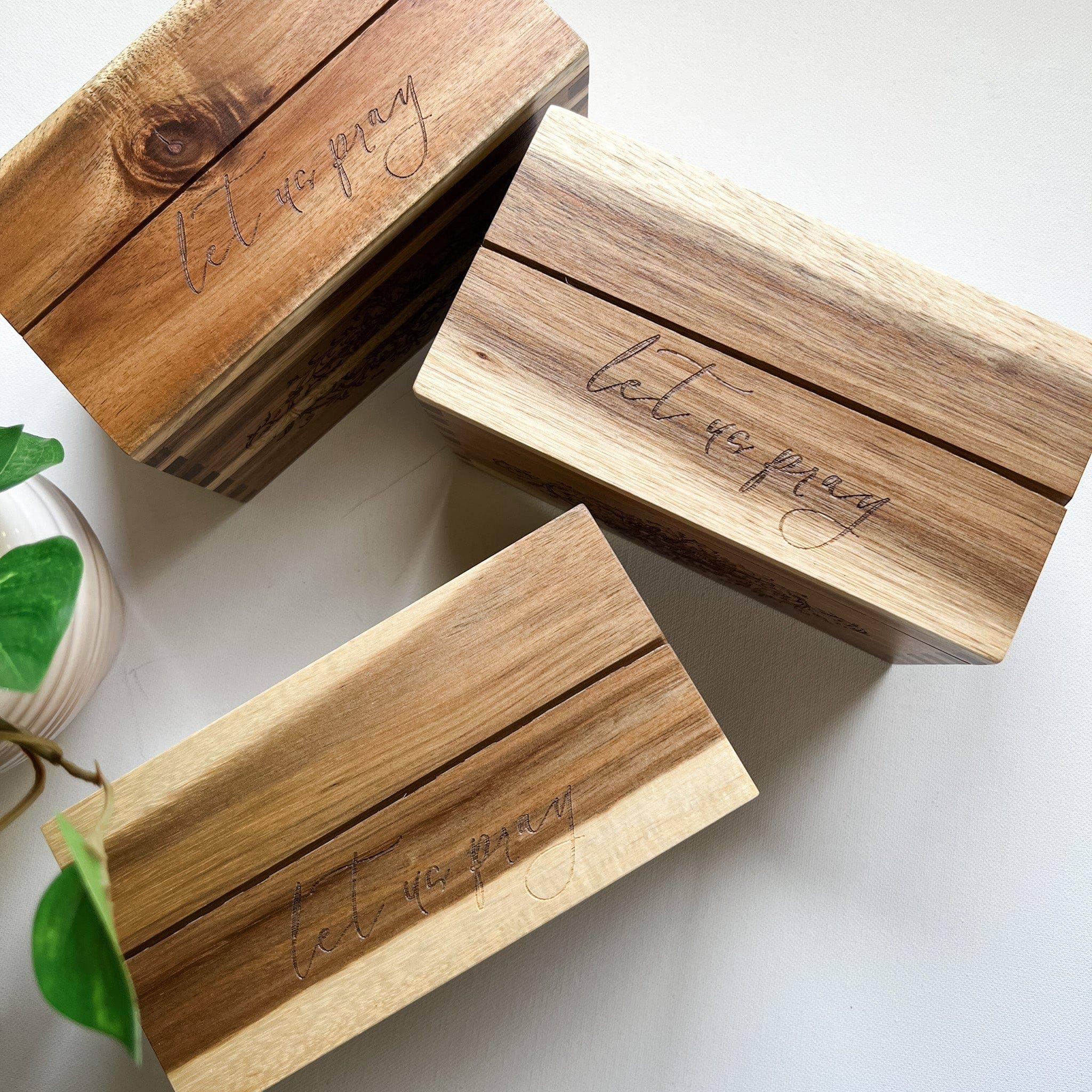 The Little Rose Shop - Wholesale Decorative Box - Wooden Prayer Card Box6