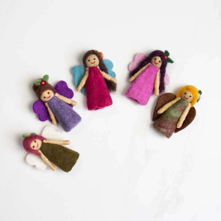 Marionnettes à doigt - Fée pour la vente par The Winding Road