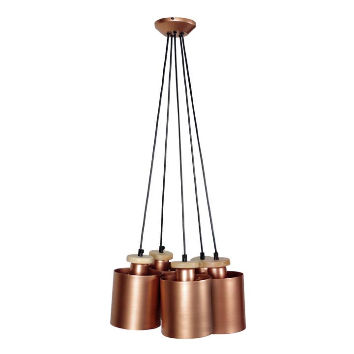 UZIBUZE - Suspensiones en forma de racimo de metal cobre para venta al por mayor de Tosel Shop