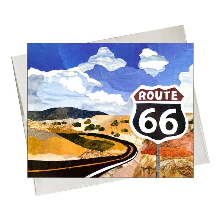 Pi Luna Art - Wholesale Everyday Greeting Card - Route 66 - Greeting Card