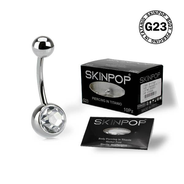 SKINPOP - Wholesale Nipple Ring - STERILE BANANA-NAVEL PIERCINGS FOR FIRST TIME5