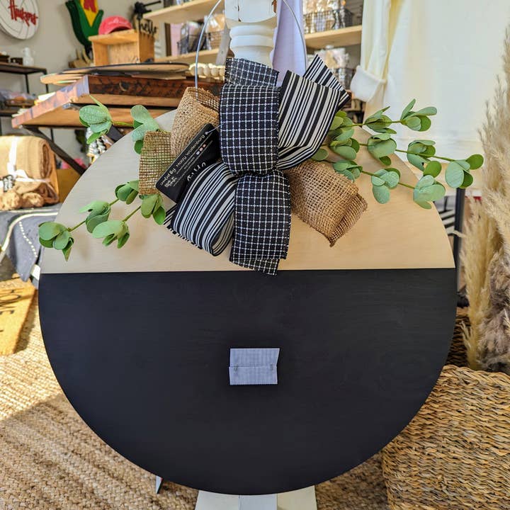 Pocketful of Posies - Wholesale Door Hanger - Half Bock Black Interchangeable Door Hanger