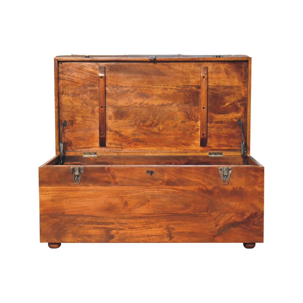 Artisan Furniture - Wholesale Cabinet - Buffalo Hide Chestnut Storage Trunk7