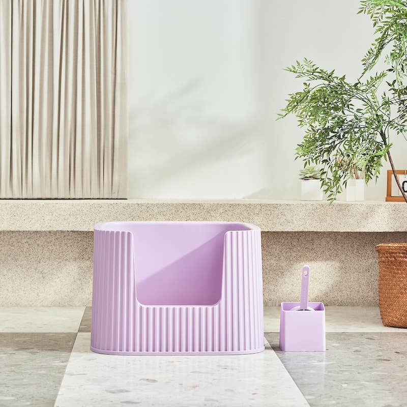 MichuPet - Wholesale Cat Litter Box - Michu XXL Container Cat Litter Box with Scoop, Coral or BoBa4