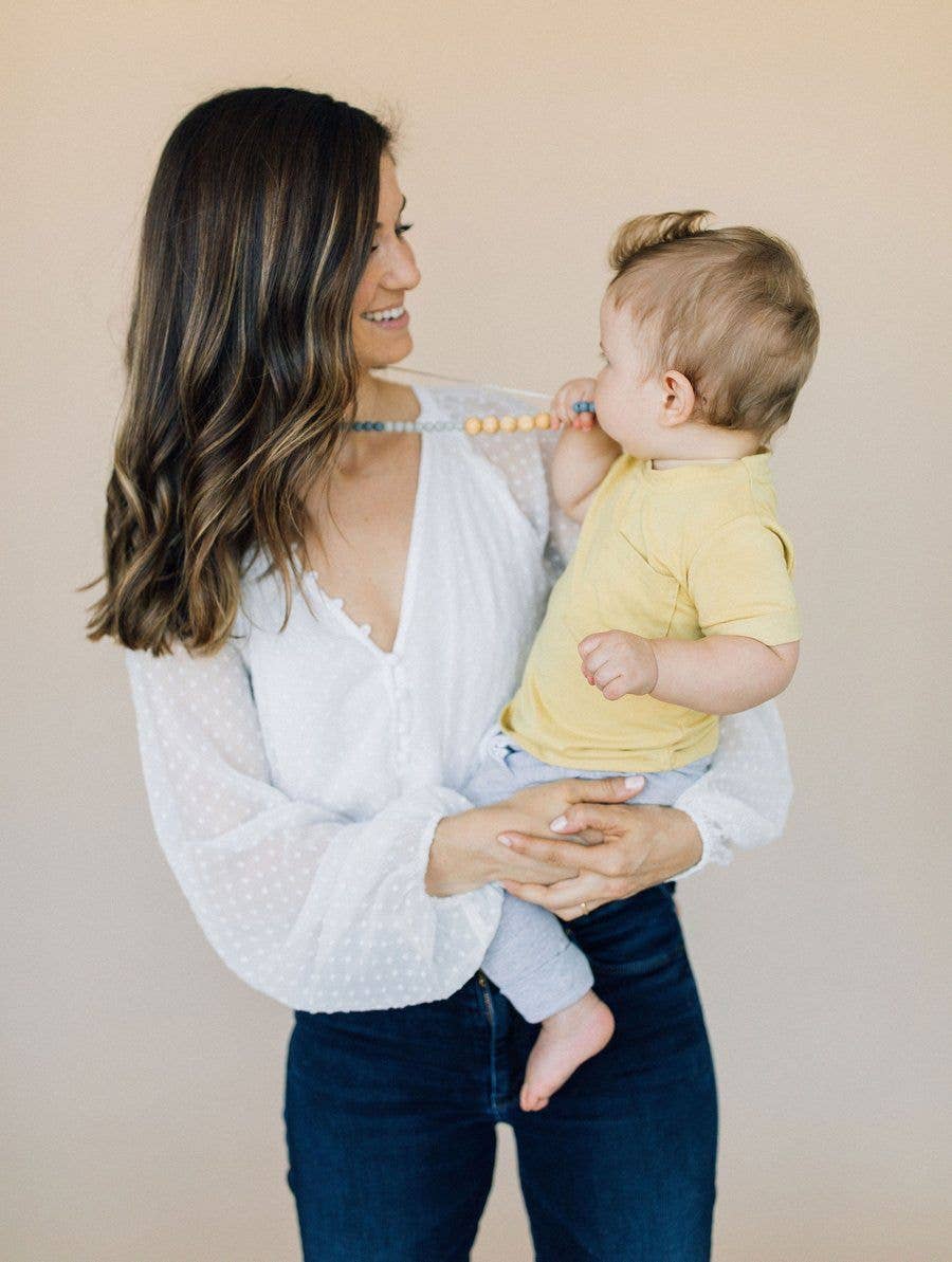 Chewable Charm - Wholesale Teething Necklace - Baby - The Danny Teething Necklace2