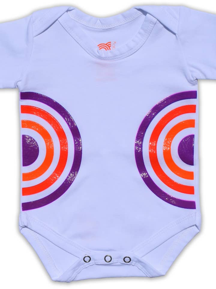 Couleur Burst Antidérapant Bébé Body pour la vente par Grip-a-Baby