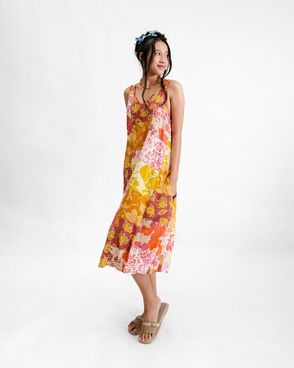 Balizen Direct from Bali - Wholesale Dress - Women's - NEW | Semi Swing Dress | Patchwork Warm2