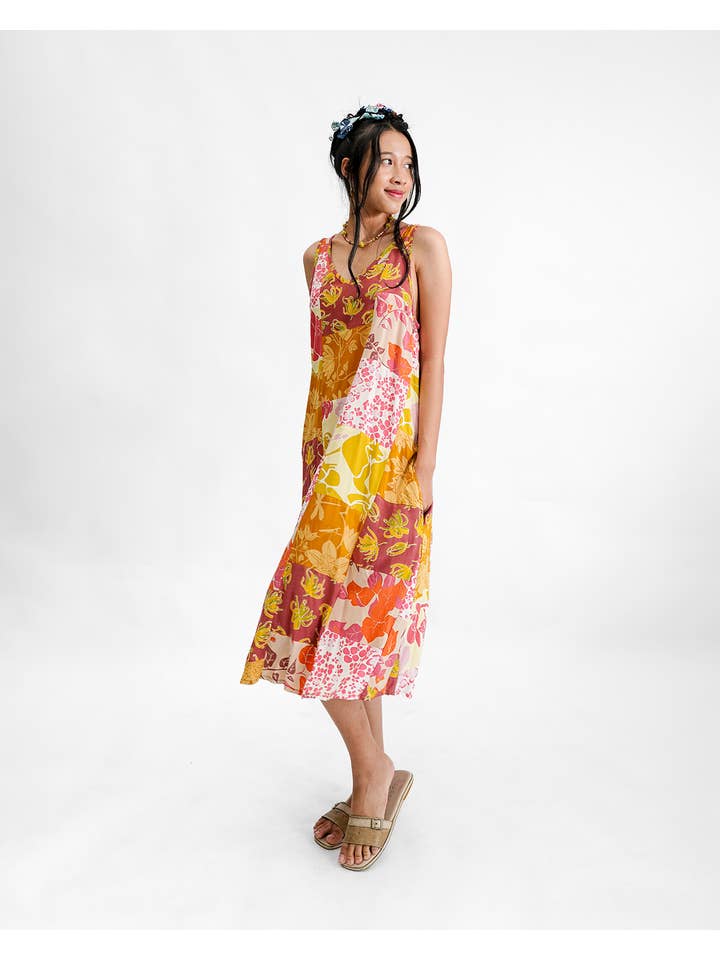 Balizen Direct from Bali - Wholesale Dress - Women's - NEW | Semi Swing Dress | Patchwork Warm2