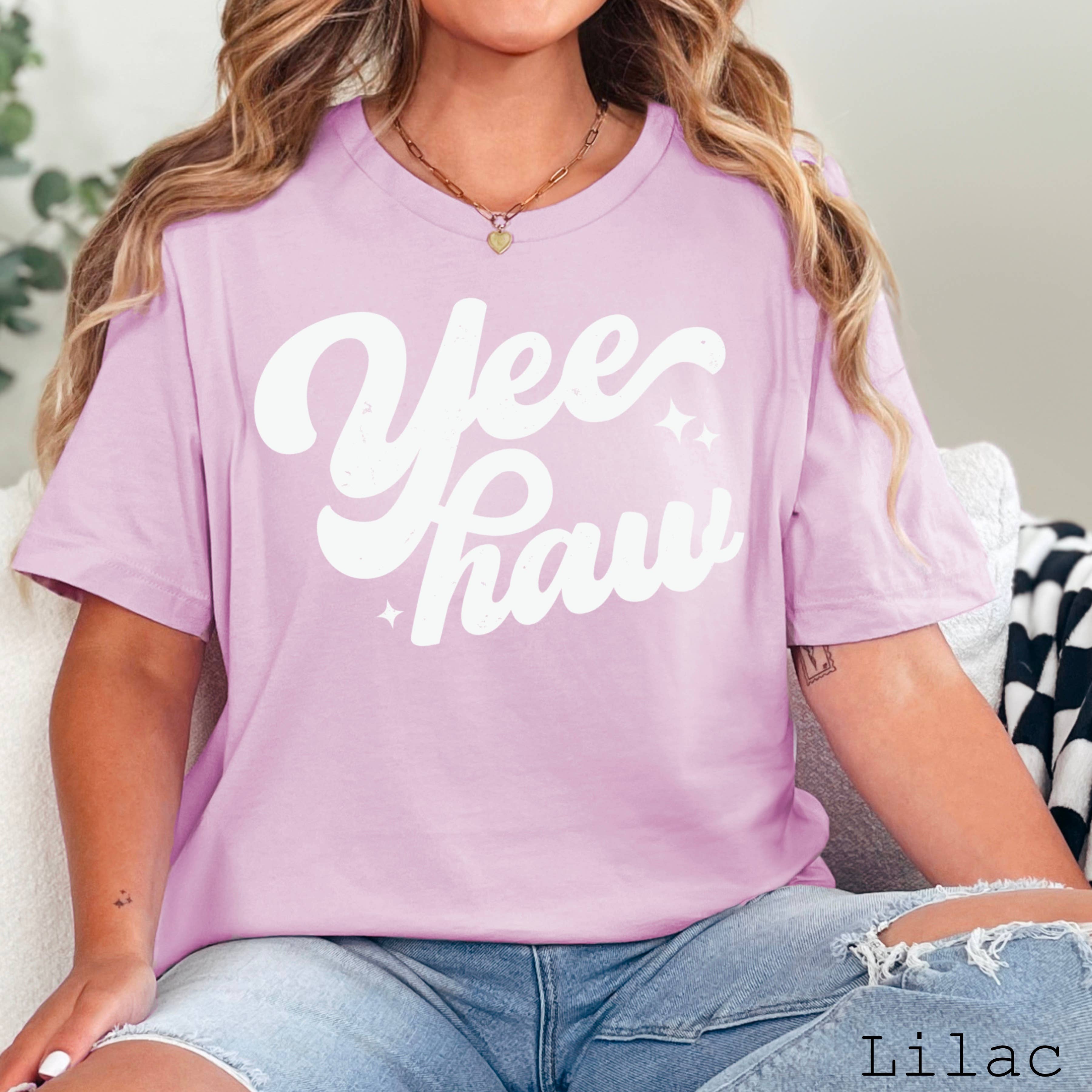 Shoppe SHC - Wholesale Screen Printed T-Shirt - Women's - Yee Haw Graphic Tee  | Country Graphic Tee | Bella Canvas11