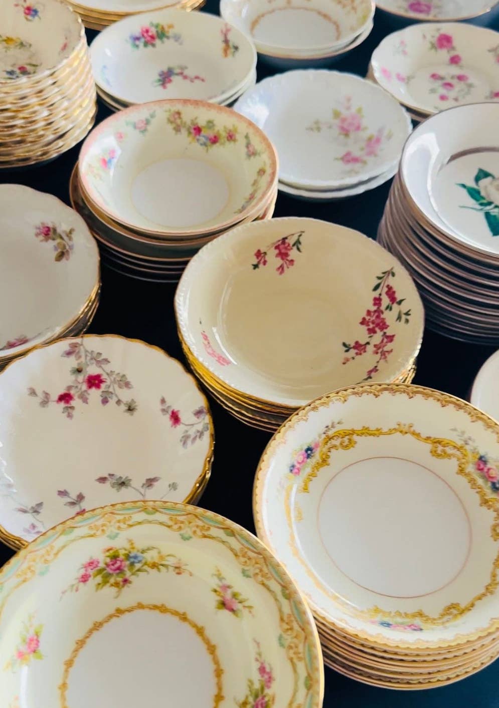 The Delicate Dish - Wholesale Bowl - Vintage Mismatched China Bowls 0