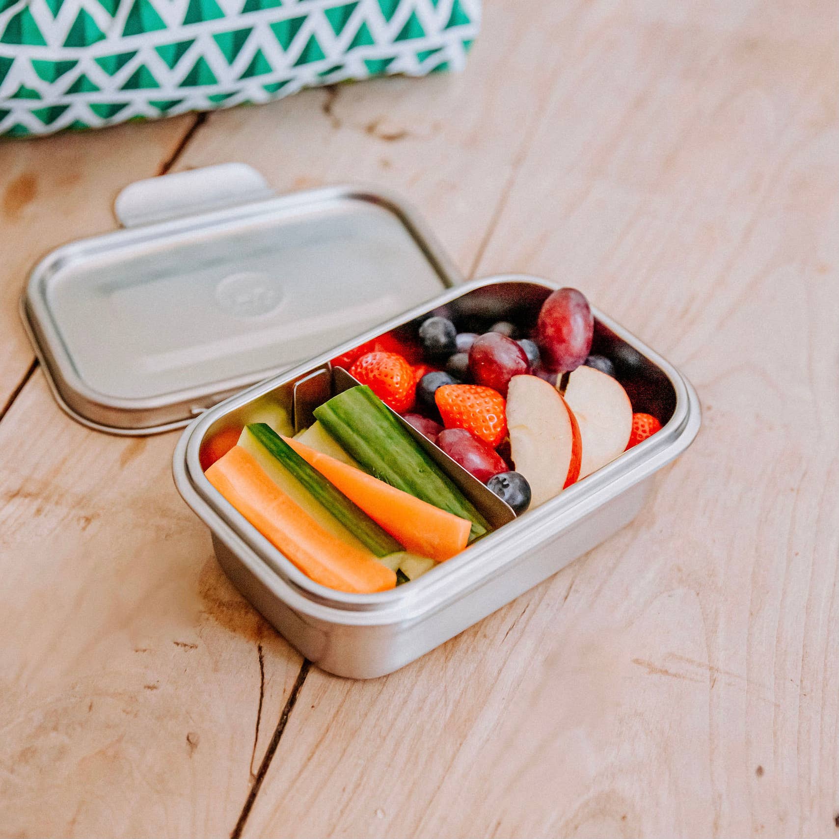 Elephant Box - Vente Sac/boîte repas - Boîte à déjeuner en acier inoxydable Clip & Seal - Petite / Moyenne3