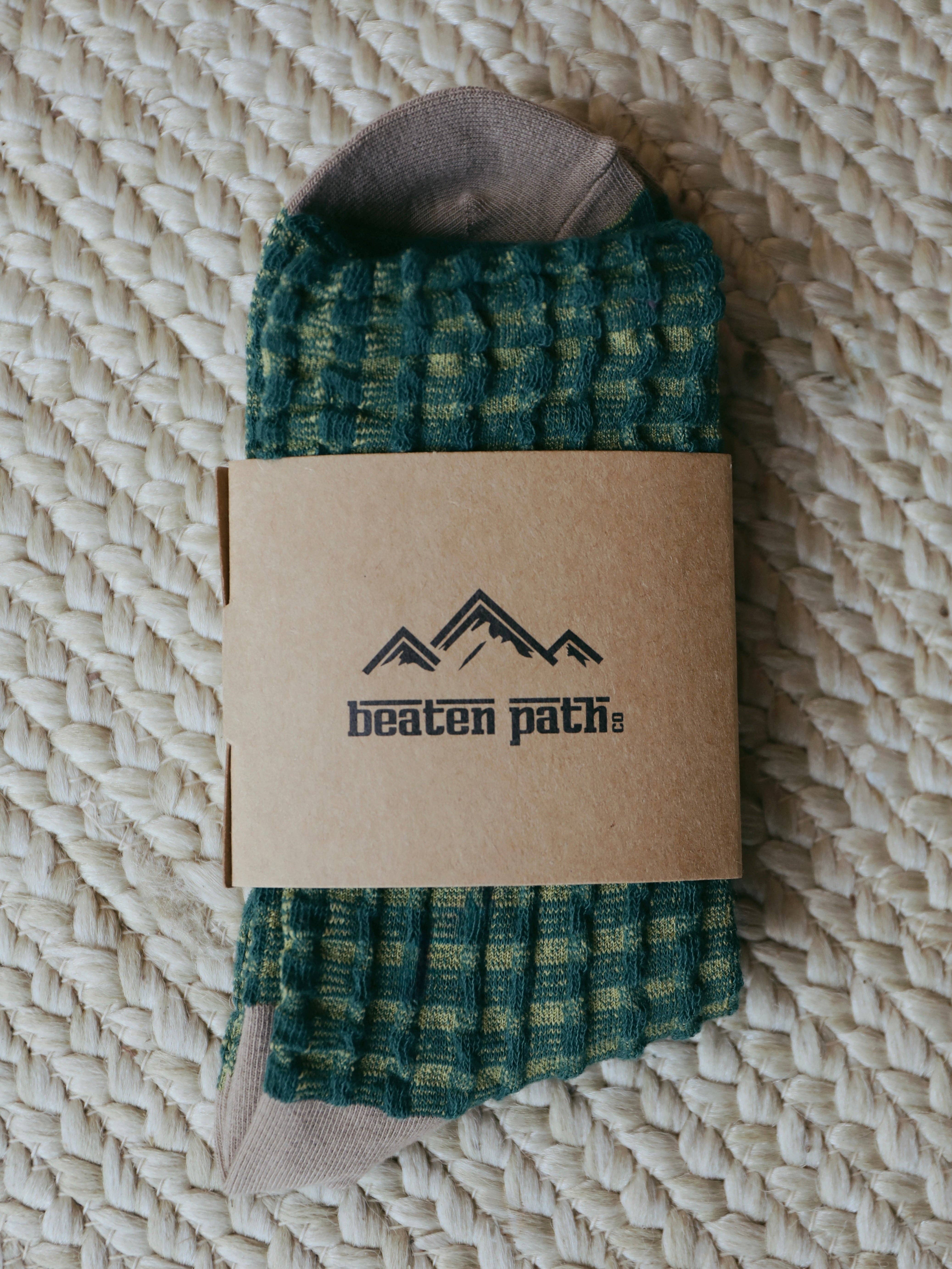 Beaten Path Co - Wholesale Socks - Unisex - JADE VINE KNIT SOCKS5