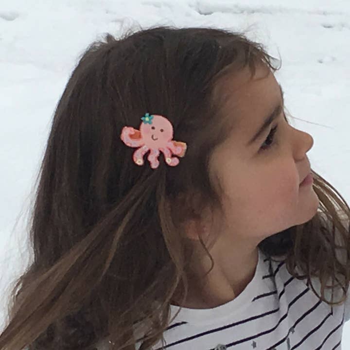 Seraphina Octopus Novelty Hair Clip for wholesale on Faire1