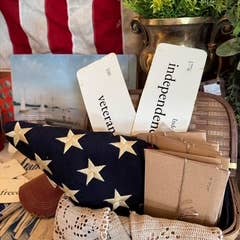 Joy Grace Home Designs - Wholesale Decorative Tabletop Object - Handmade Vintage Inspired Seasonal Patriotic Flashcards2