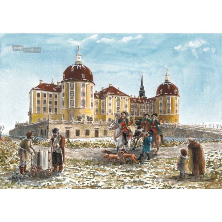 Moritzburg Castle (calendário do advento) por atacado de Pappnoptikum