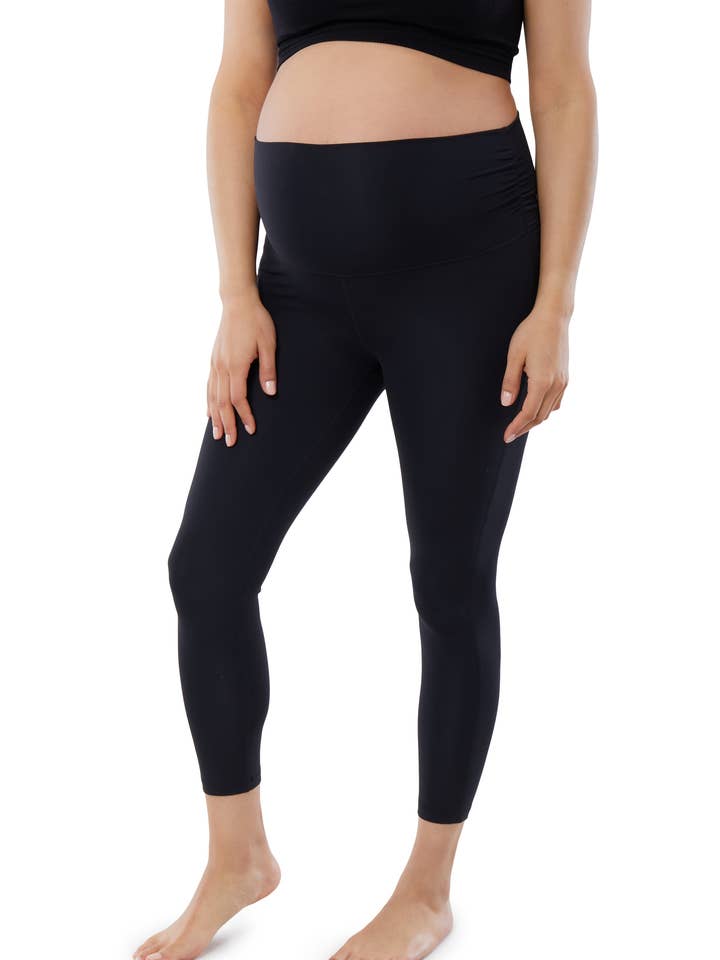 Women's Maternity Active Legging with Foldover Panel for wholesale by Ingrid & Isabel