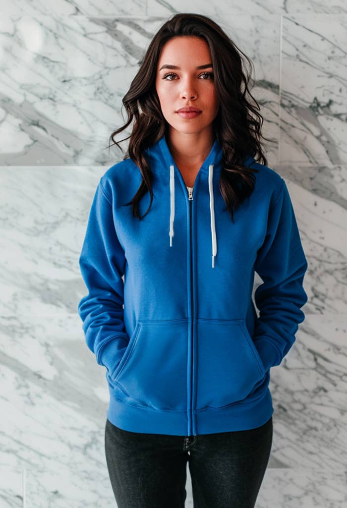 Proteck'd Emf Apparel - Wholesale Hoodie - Unisex - Proteck'd Faraday Silver Lined Zip Up Emf Proof Hoodie4