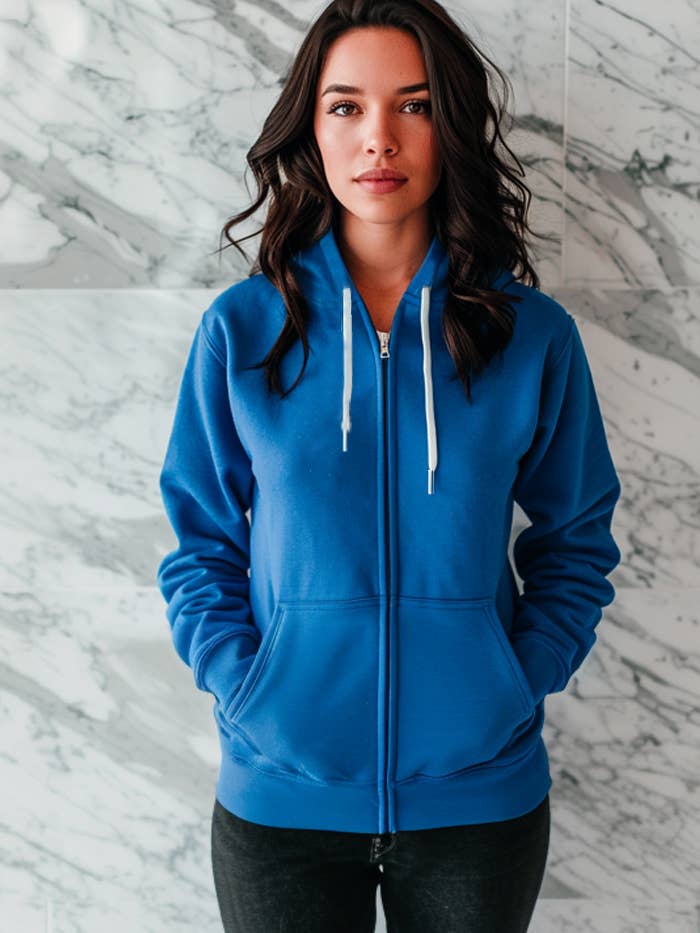 Proteck'd Emf Apparel - Wholesale Hoodie - Unisex - Proteck'd Faraday Silver Lined Zip Up Emf Proof Hoodie4