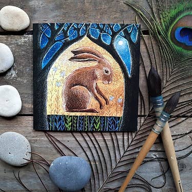 Hannah Willow Art - Wholesale Everyday Greeting Card - Sacred Glade II Greetings card