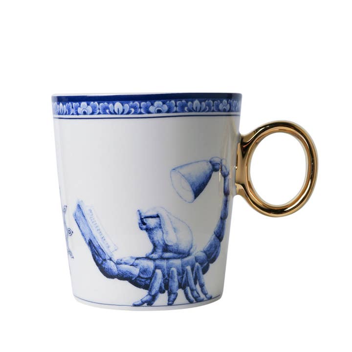 Mug Zodiac Sign Scorpio for wholesale by Heinen Delfts Blauw