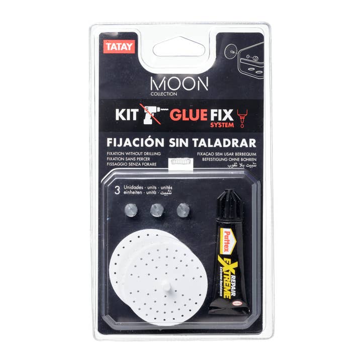 TATAY – Engroshandel Hobbyværktøj – BORESYSTEM UDEN BORING: KIT GLUE & FIX, MOON1