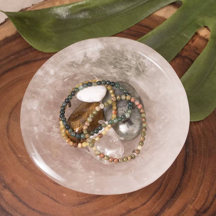 Tiny Rituals - Wholesale Decorative Plate/Dish/Bowl - Rare Clear Quartz Crystal Bowls - Large - 1 of a Kind37