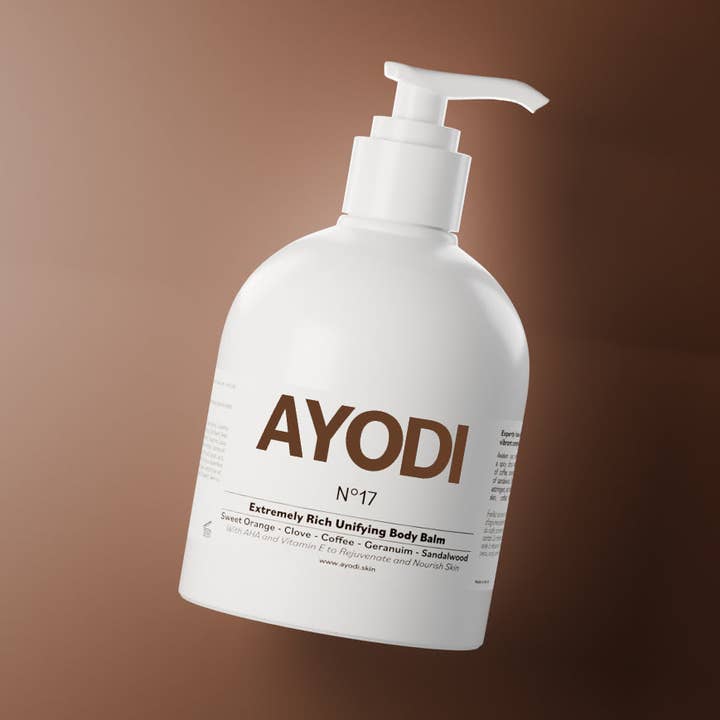 AYODI No. 17 | The Signature Glow: AHA Resurfacing Body Balm (The Iconic Aromatic Scent) for wholesale by Ayodi