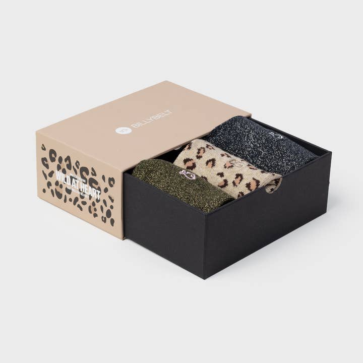 Coffret De Chaussettes Femme - Wild At Heart pour la vente par BILLYBELT