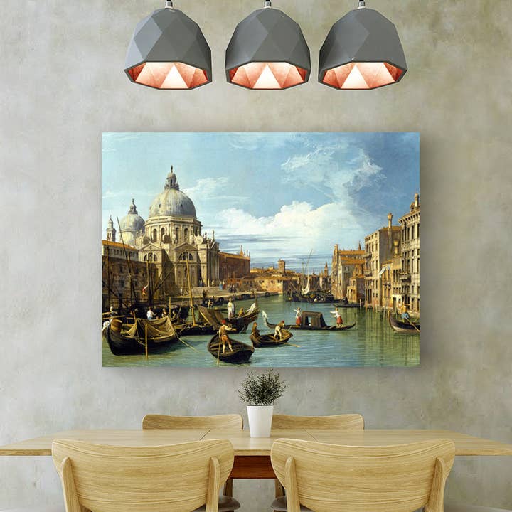 Picture on canvas: Canaletto, Entrance to the Grand Canal, Venice for wholesale by Selected Artworks Italia