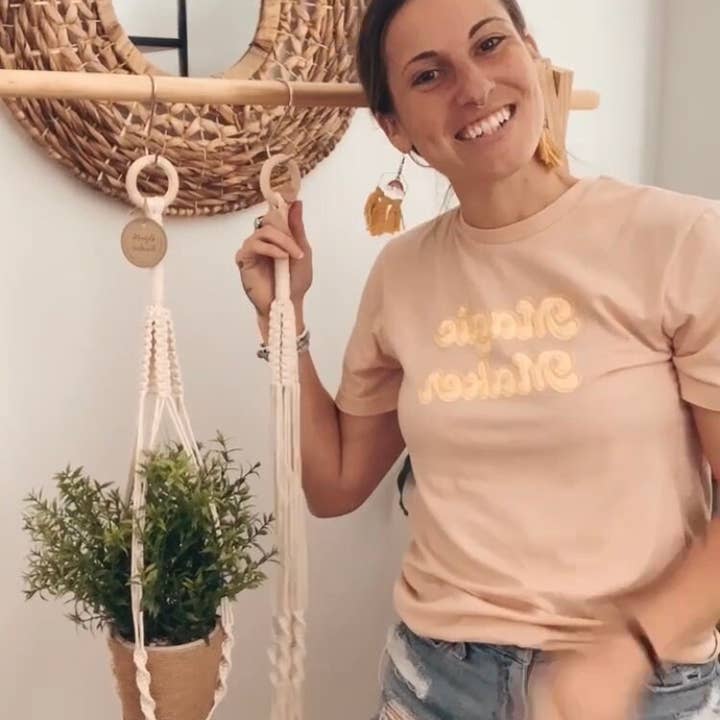 Rosie the Wanderer, Handmade Macramé - Wholesale DIY Craft Kit - DIY Macrame Plant Hanger Kit - With Video Tutorial4
