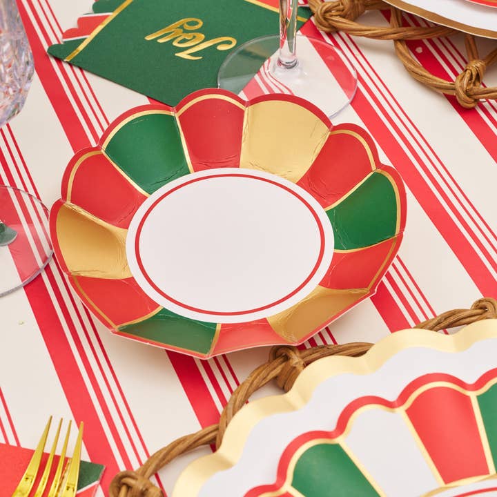 Sophistiplate - Wholesale Disposable plate - Joyful Christmas Appetizer/Dessert Bowls/8pk1