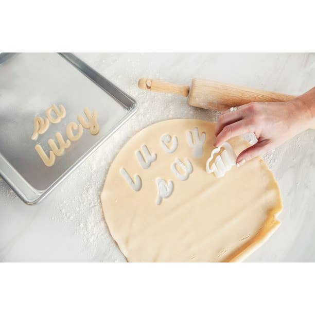 TALISMAN DESIGNS – wholesale Biscuit cutter – Script Cookie Cutters - Set of 26