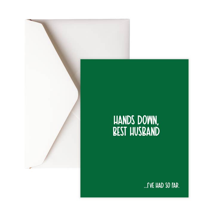Biglietto d'auguri Best Husband per la vendita all'ingrosso da parte di Opal Rose Creative Studio