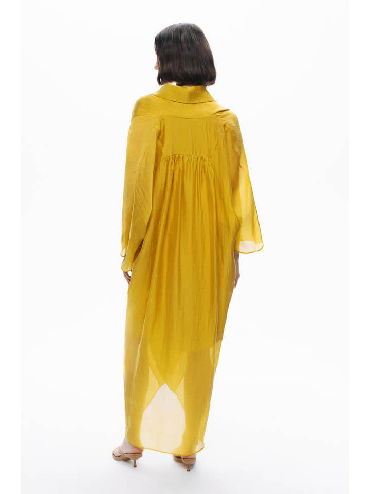 Giallo Abito midi oversize in vendita all'ingrosso su Faire5
