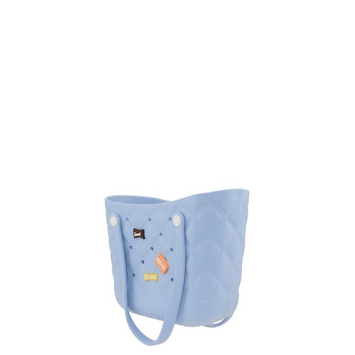 anbfashion - Wholesale Crossbody Bag - Women's - Small Rubber Tote Bag with Decorative Charms 25261