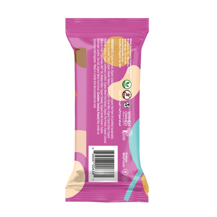 Bhu Foods - Wholesale Snack Bar - KETO Protein Bar - Peanut Butter Chocolate Chip Cookie Dough (8 bars)10