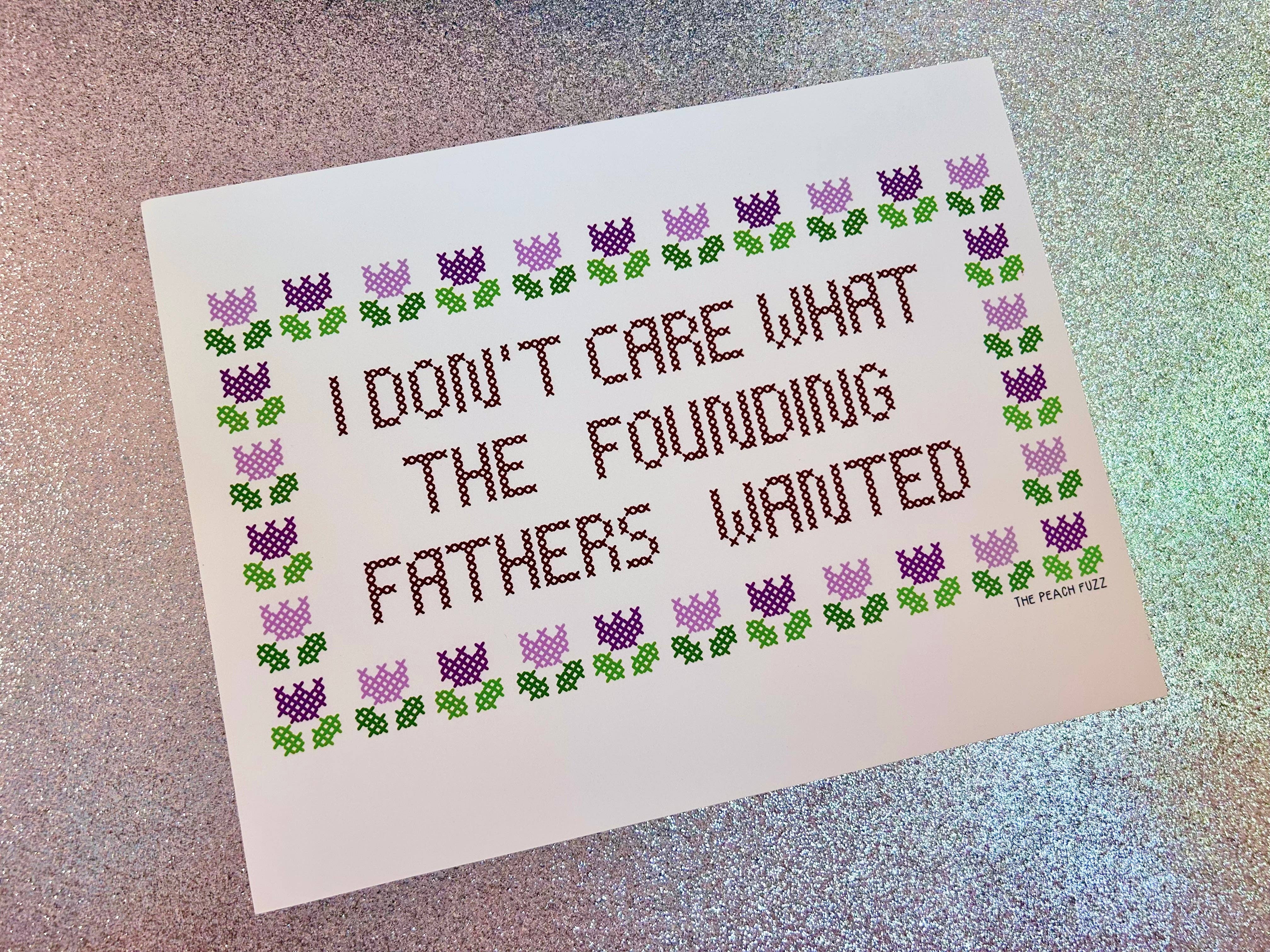 The Peach Fuzz - Vente Affiche d'art - Imprimé des pères fondateurs2