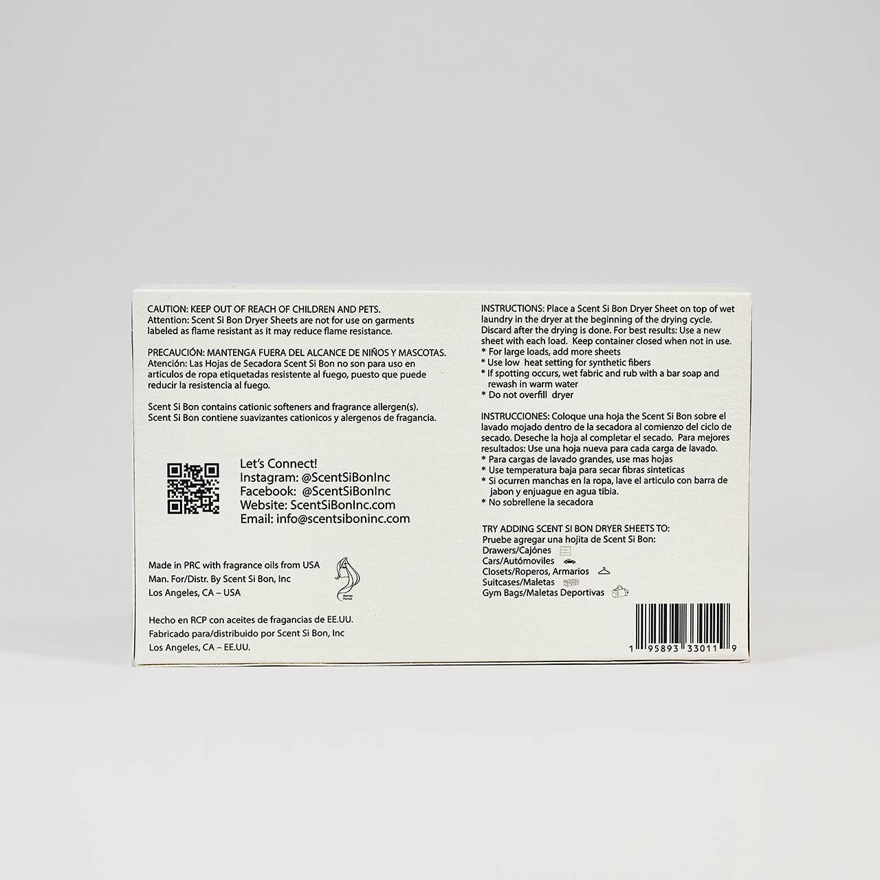 Scent Si Bon®️ - Wholesale Dryer Sheets - Scent Si Bon Le Beige Luxury Scented Dryer Sheets – 50 Count1