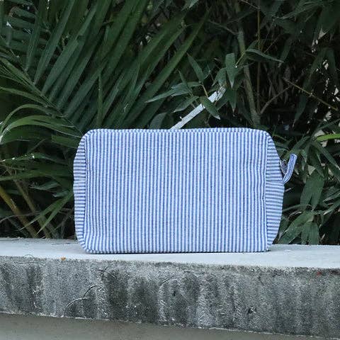 APHISON - Wholesale Makeup/Cosmetic Bag - RTS-25pc Seersucker Cosmetic Bag13