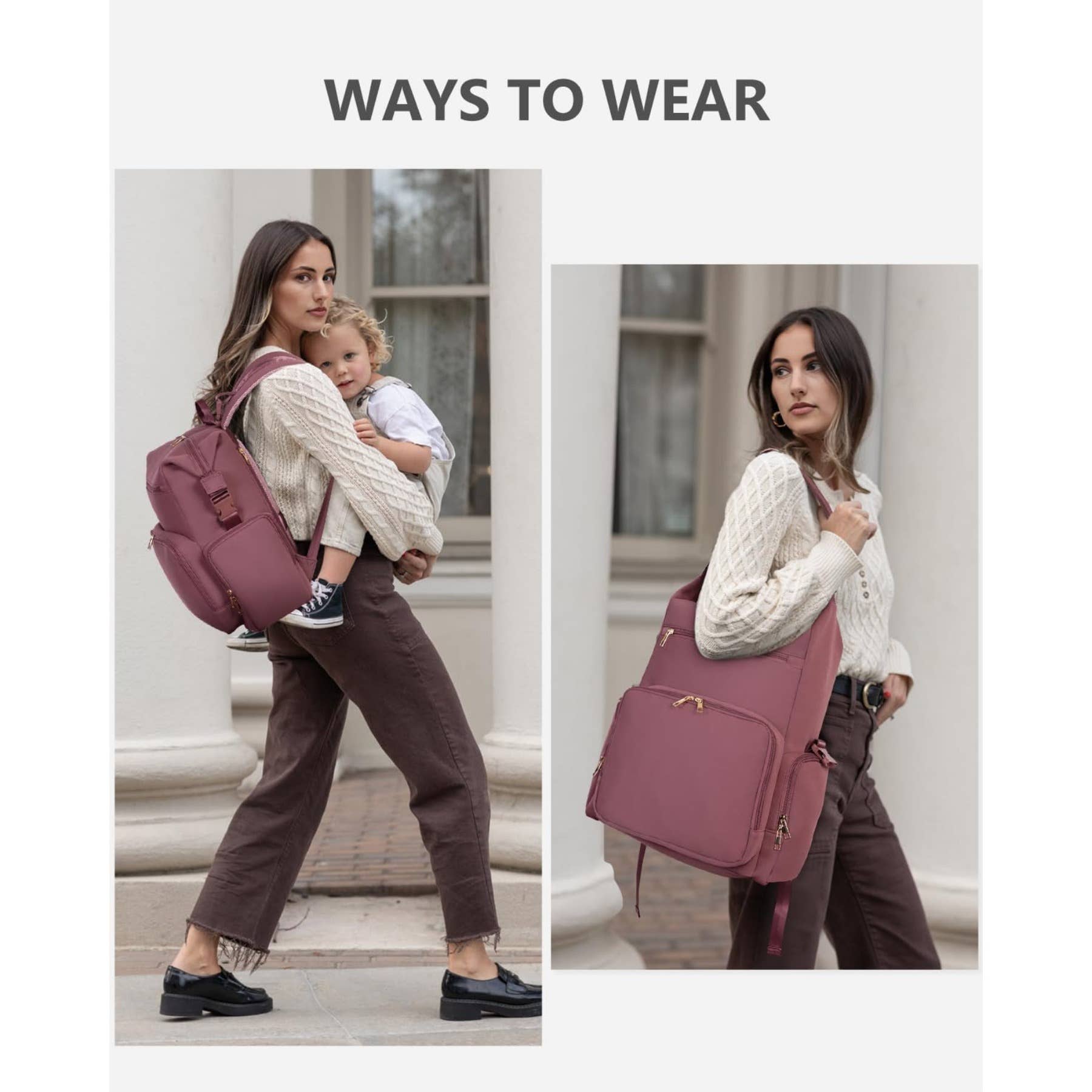 wandf - Wholesale Diaper Bag - Baby - CEI-CEI Neoprene Diaper Bag Backpack with Changing Pad24