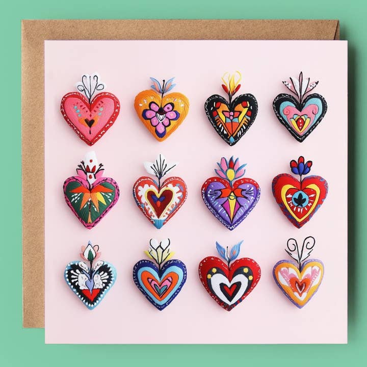 Festivalharten 2D-geprinte kaart voor wholesale door Good Post Day