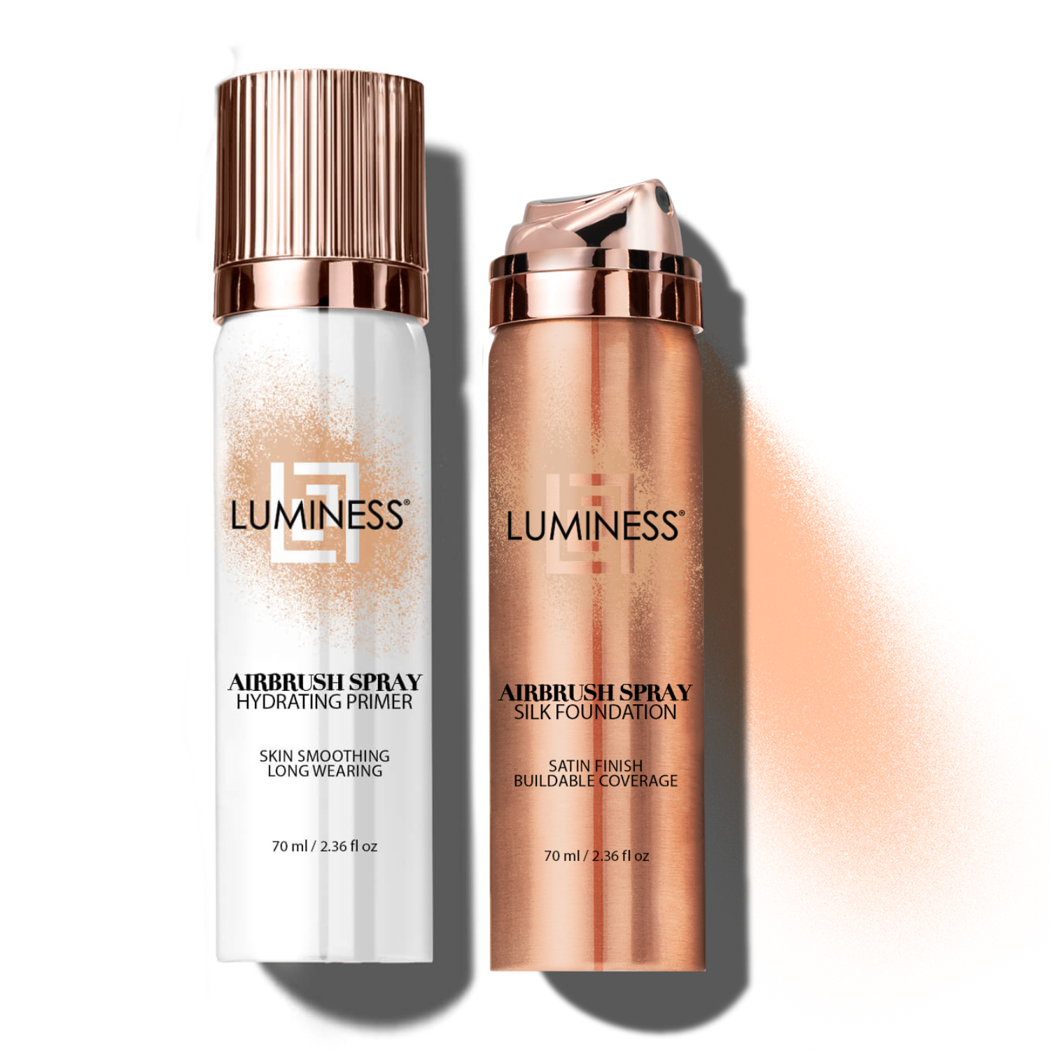 LUMINESS - Wholesale Face Makeup Primer - Airbrush Spray Silk Foundation & Hydrating Primer Kit31