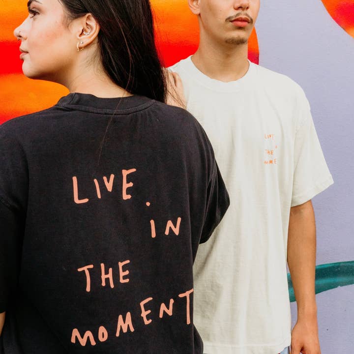 Wear The Peace - Wholesale Screen Printed T-Shirt - Men's - Live In The Moment Heavyweight Tee7