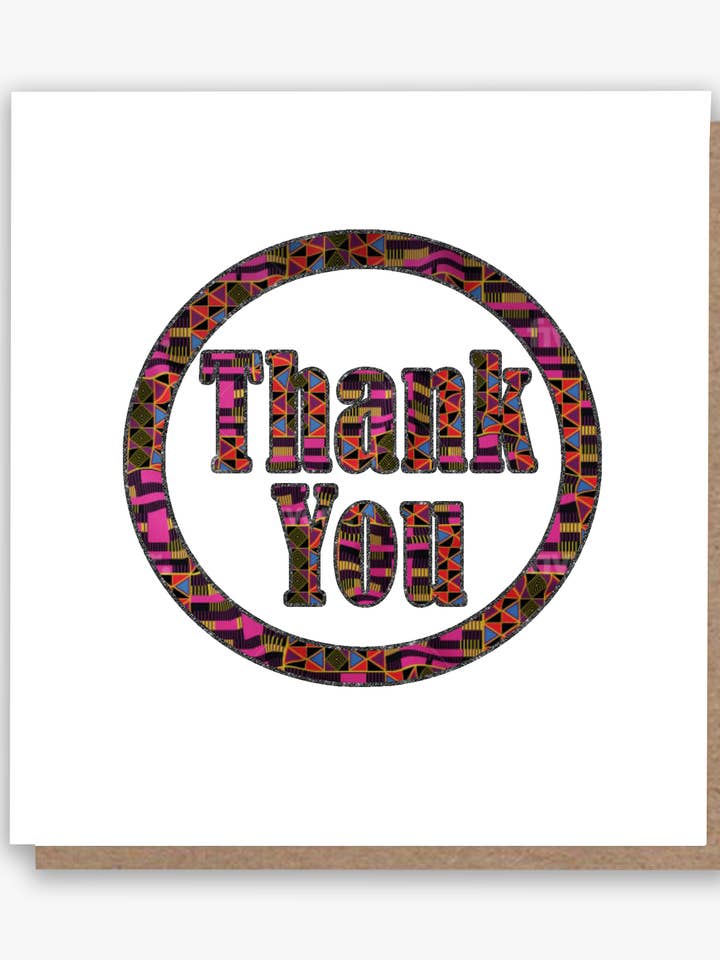 Kente Thank You! for wholesale by All Shades