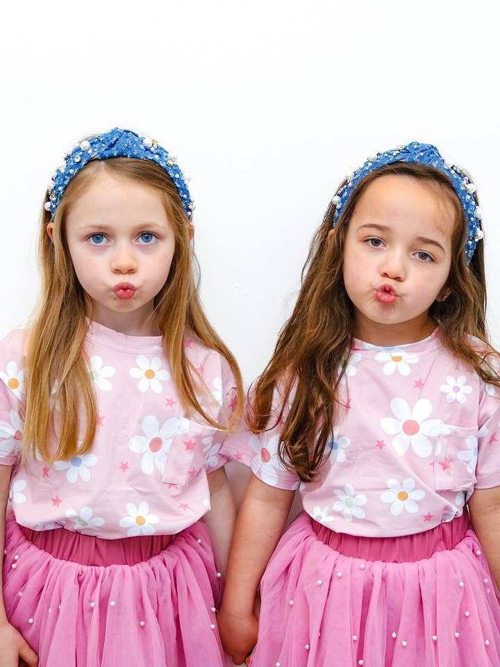 Bamboo Boxy Tee -floral for wholesale by Fancy Shmancy Baby