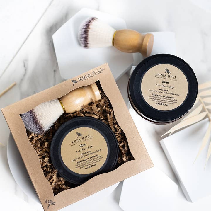 Moss Hill Bath & Body Collection - Wholesale Shaving Set/Kit - Men's - Two Piece Shave Box1